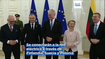 Los países bálticos se desconectan de la red eléctrica de Rusia y se integran en el sistema europeo