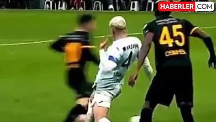 İşte Adana Demirspor'un sahadan çekilmesine neden olan penaltı pozisyonu