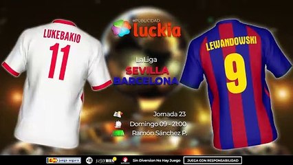 El Barça a la caza del liderato ante el Sevilla