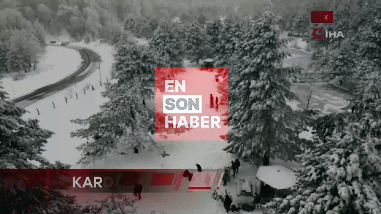 Kütahya Domaniç’te karda mangal keyfi