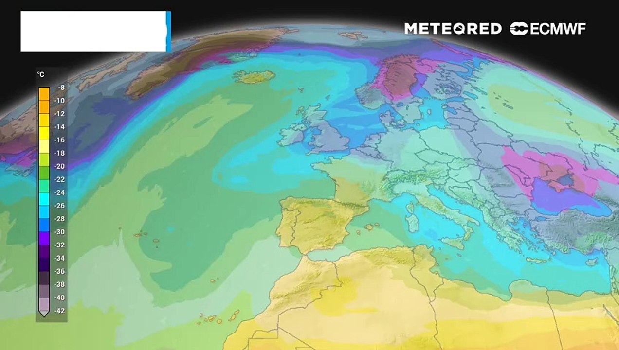 Las altas presiones en latitudes altas provoca desalojos de aire frío