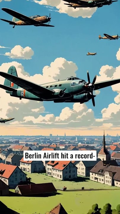 Hope from the Skies The Berlin Airlift I How the Berlin Airlift Defied the Blockade!  #BerlinAirlift #OnThisDay #HistoryFact #ColdWar #BerlinBlockade #A2BHistory #UnityFromTheSkies #SurvivalStory #UnityInDiversity