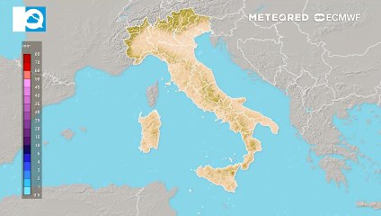 Settimana di piogge e schiarite da Nord a Sud