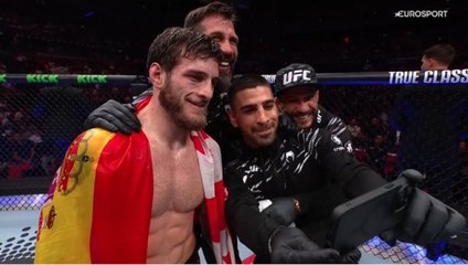 Ilia Topuria y Aleksandre hablan tras UFC 312