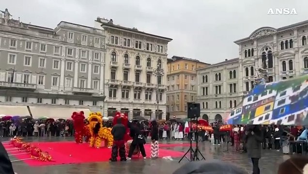 In piazza a Trieste musiche e danze per il?Capodanno?cinese