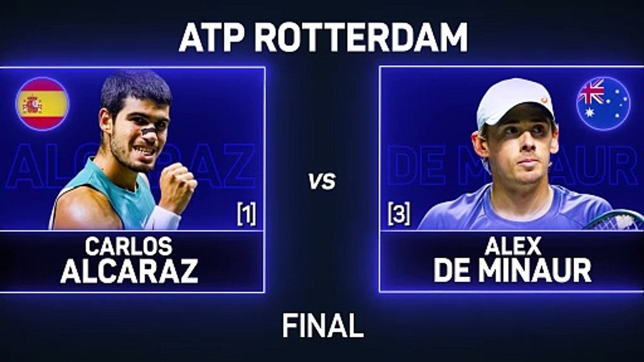 Alcaraz beats De Minaur to clinch Rotterdam Open title