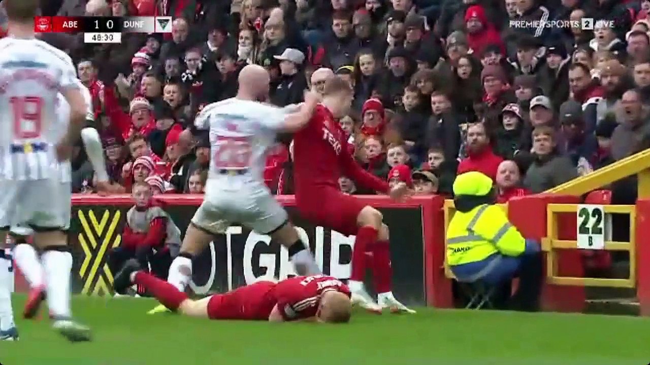 Aberdeen Vs Dunfermline Scottish Cup Last 16 2 Half