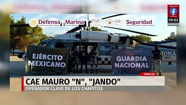 Detienen a 'El Jando', piloto y operador de 'Los Chapitos', en Jesús María, Sinaloa