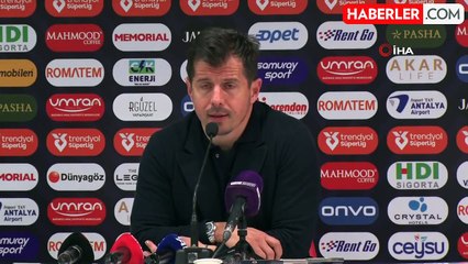 Emre Belözoğlu: "Oyun 4-0, maç 0-0 bitti"