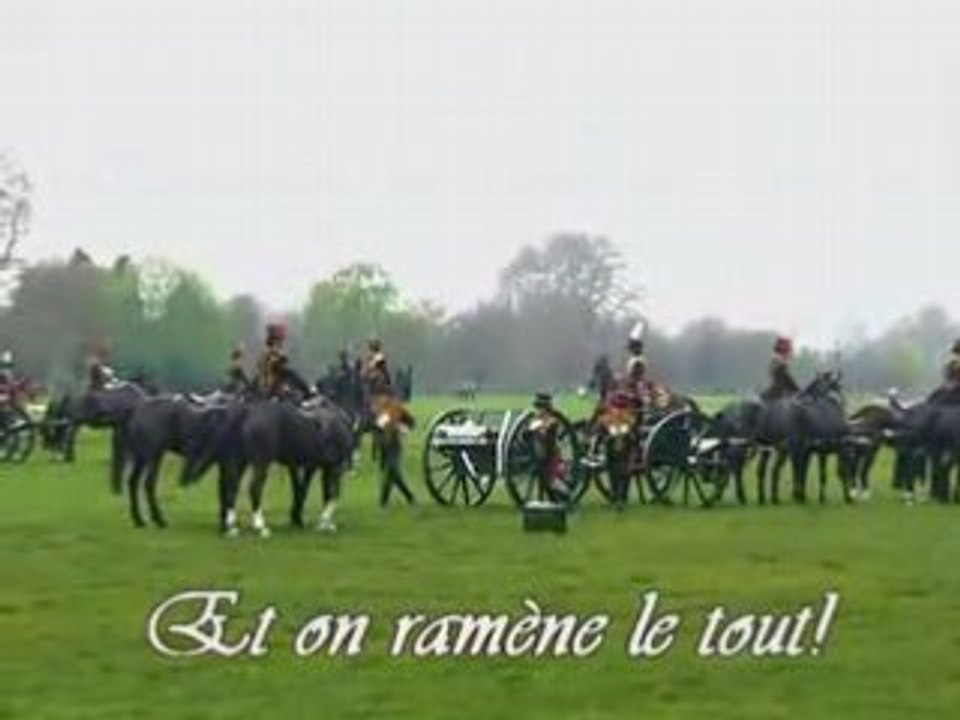 41 tirs de canons dans Hyde Park