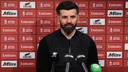 Plymouth manager Miron Muslic reacts to historic win against Liverpool