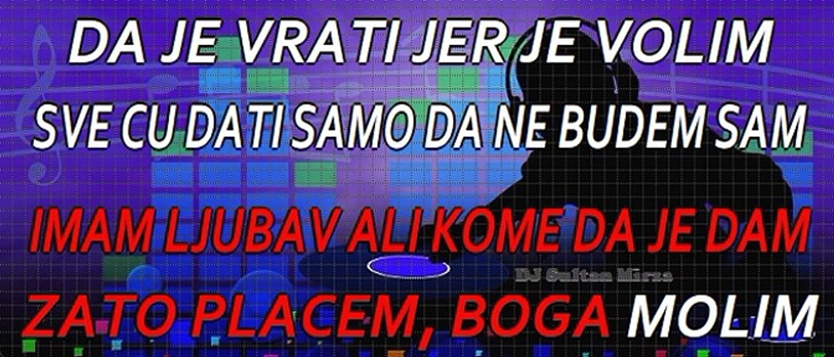 Imam ljubav, ali kome da je dam - Peđa Medenica/Muharem Serbezovski (uživo karaoke)