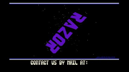Amiga Cracktro Space War By Razor 1911 (1990)