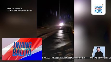 Bata, nasagip matapos tangayin ng baha ang sinasakyang van; iba pang pasahero, hinahanap pa | Unang Balita