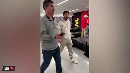 Messi llega a Nueva Orleans para ver la Super Bowl LIX