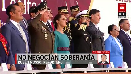 La soberanía no es negociable: secretario de Defensa Nacional; Marcha de la Lealtad