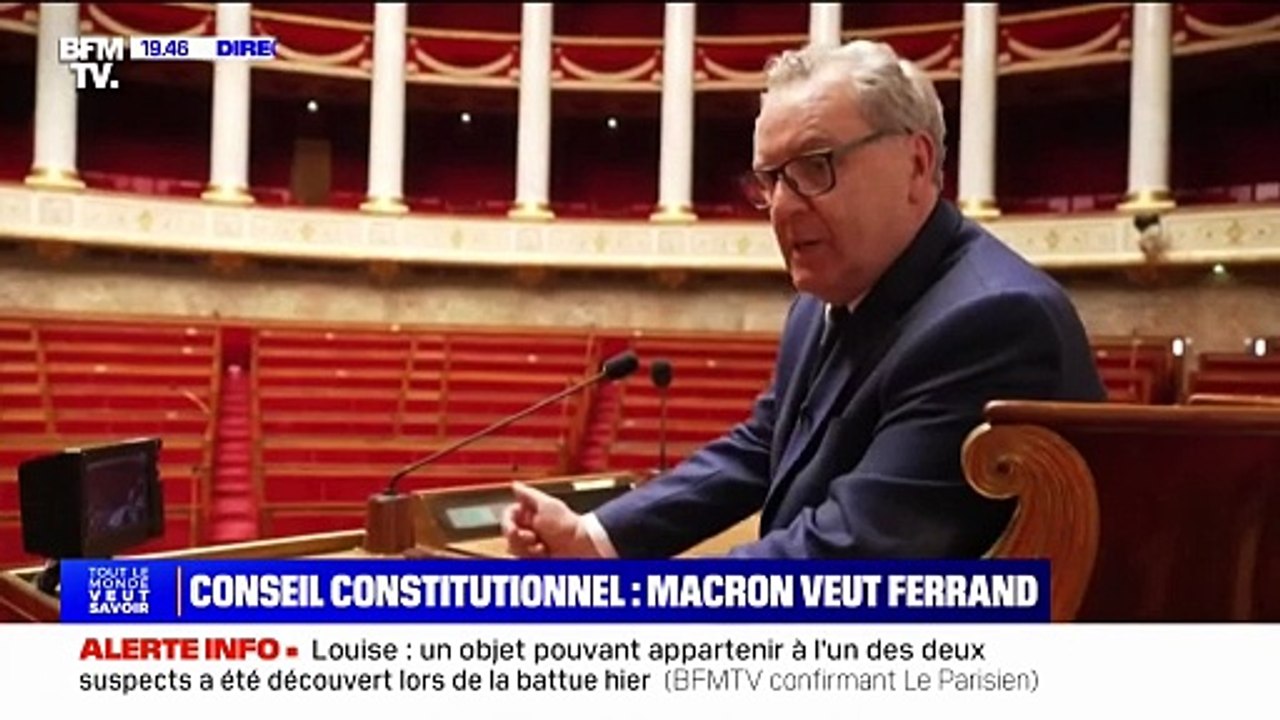 Présidence du Conseil constitutionnel: Emmanuel Macron propose Richard Ferrand