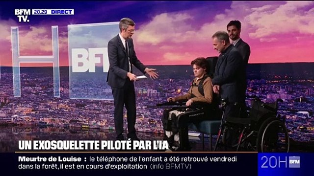 Oscar Costanza marche à nouveau, grâce à un exosquelette dopé par intelligence artificielle