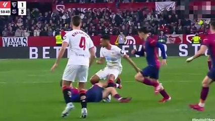 🟥 Fermín López SENT OFF with Controversial Red Card vs Sevilla - Fermín López vs Seville 4-1