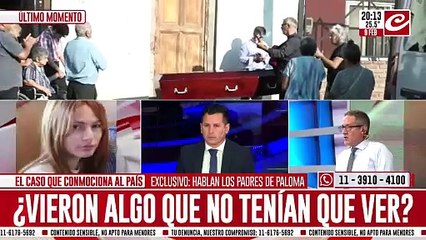 Crimen de Paloma y Josué: hablan en Crónica los padres de Paloma