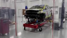 Racing Toyota Vios repair with Celette equipment