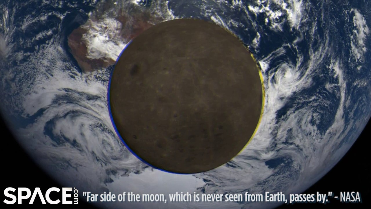 Watch The Far Side Of Moon As It Comes Between Earth And Spacecraft, image size:1280x720