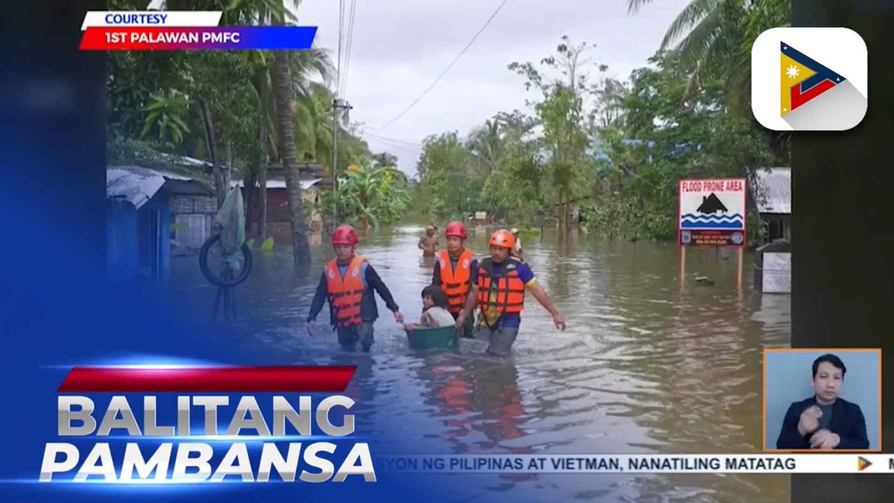 Ilang bayan sa MIMAROPA, binaha dahil sa walang tigil na pag-ulan dulot ng shear line