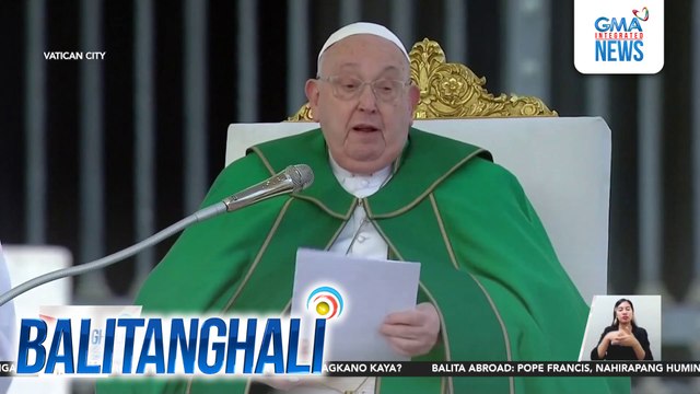 Pope Francis, nahirapang huminga sa gitna ng isang misa sa Vatican | Balitanghali