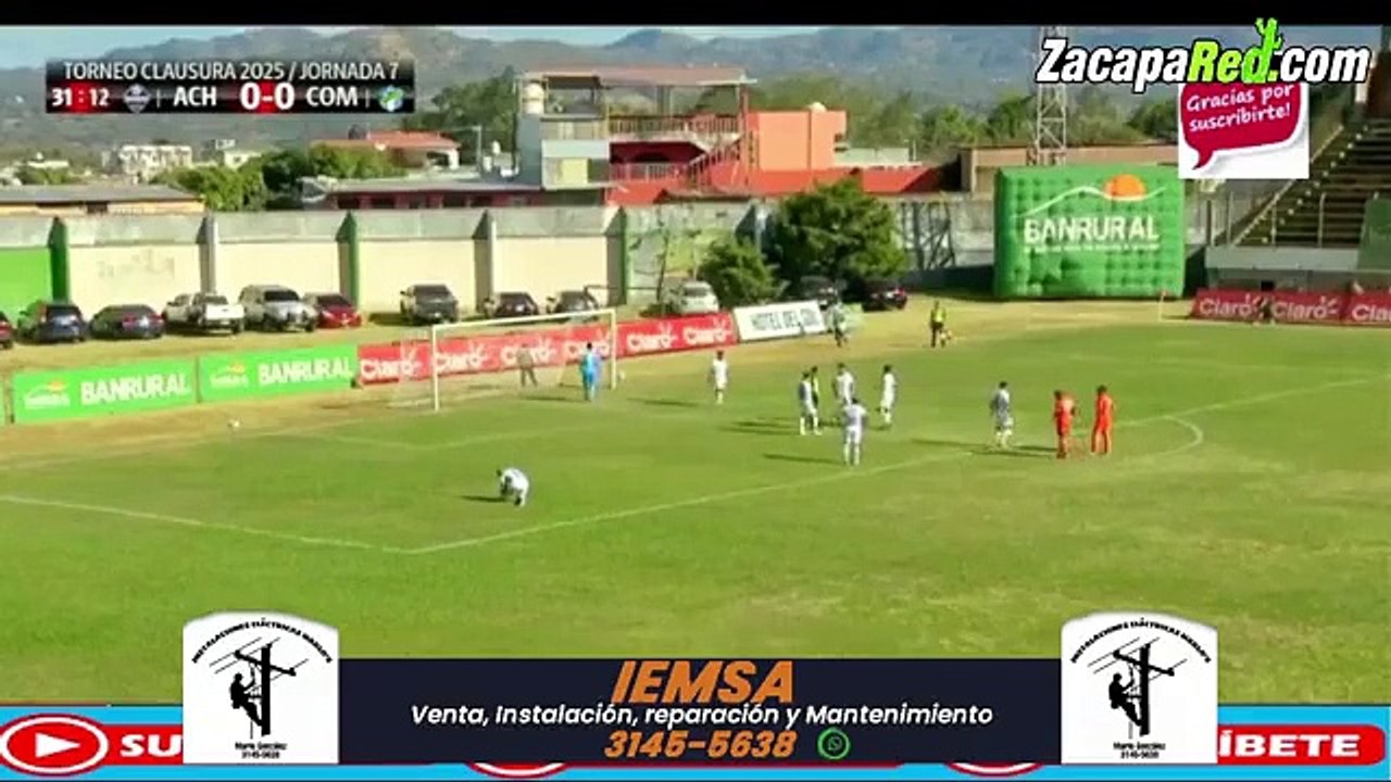 Achuapa vs Comunicaciones Jornada 7 Torneo Clausura 2025