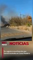 Se registra movilización por fuerte incendio en Casa Madero
