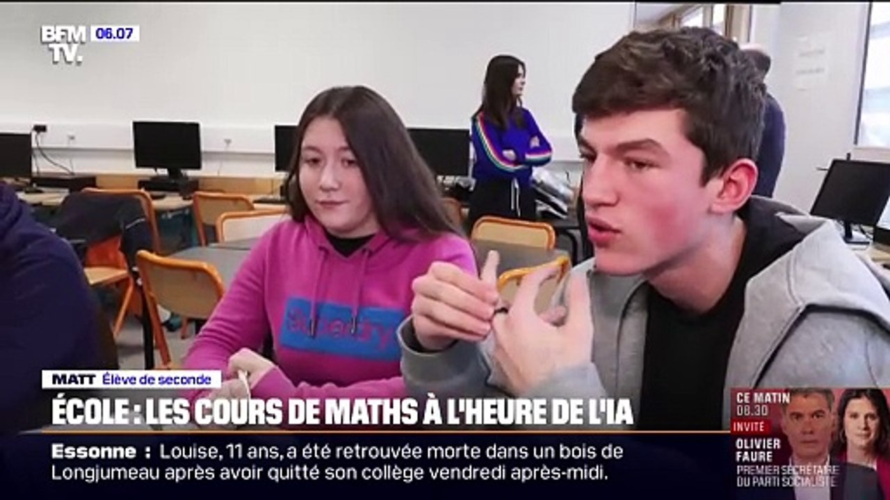 L'intelligence artificielle pour les cours de mathématiques: entre innovation et apprentissage actif