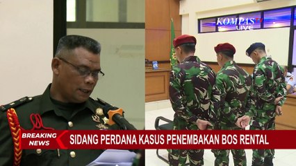Sidang Kasus Penembakan Bos Rental: Ungkap Isi Grup Chat-Proses Hukum 3 Terdakwa TNI AL