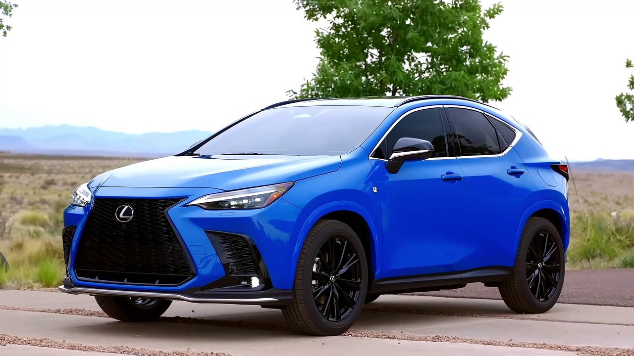2022 Lexus NX 450h Blue Mica 2.0 Exterior Design - video Dailymotion