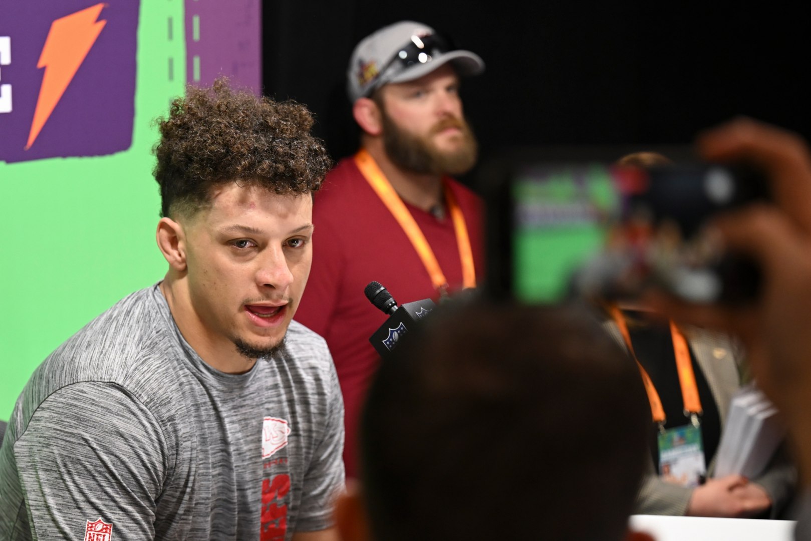 Patrick Mahomes, justo y equilibrado tras la derrota ante Philadelphia