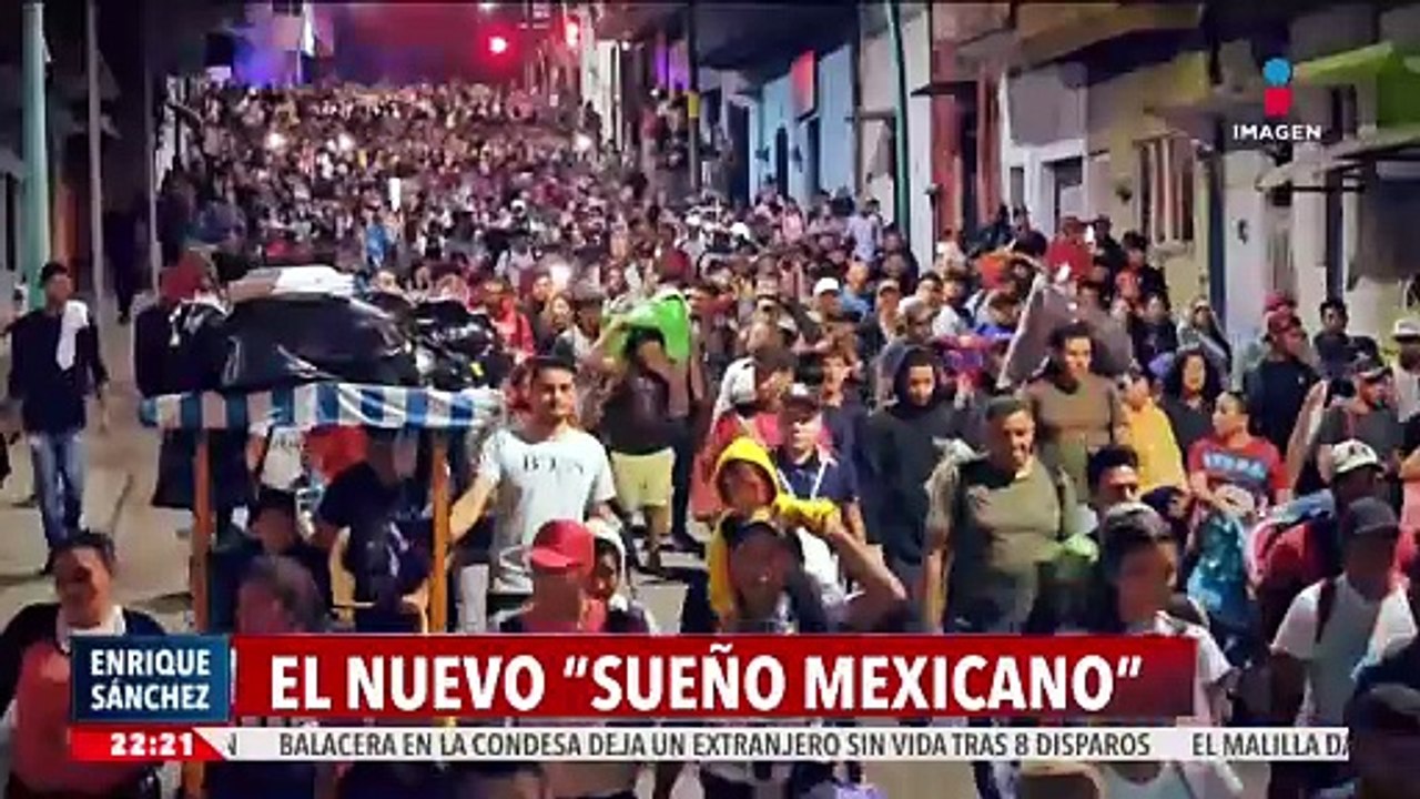 Migrantes persiguen su "sueño mexicano" tras no llegar a EE. UU. | Imagen Noticias Fin de Semana