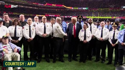 Super Bowl 2025 : Trump's Historic Super Bowl Attendance Receives Loud Cheers | FilmiBeat Telugu
