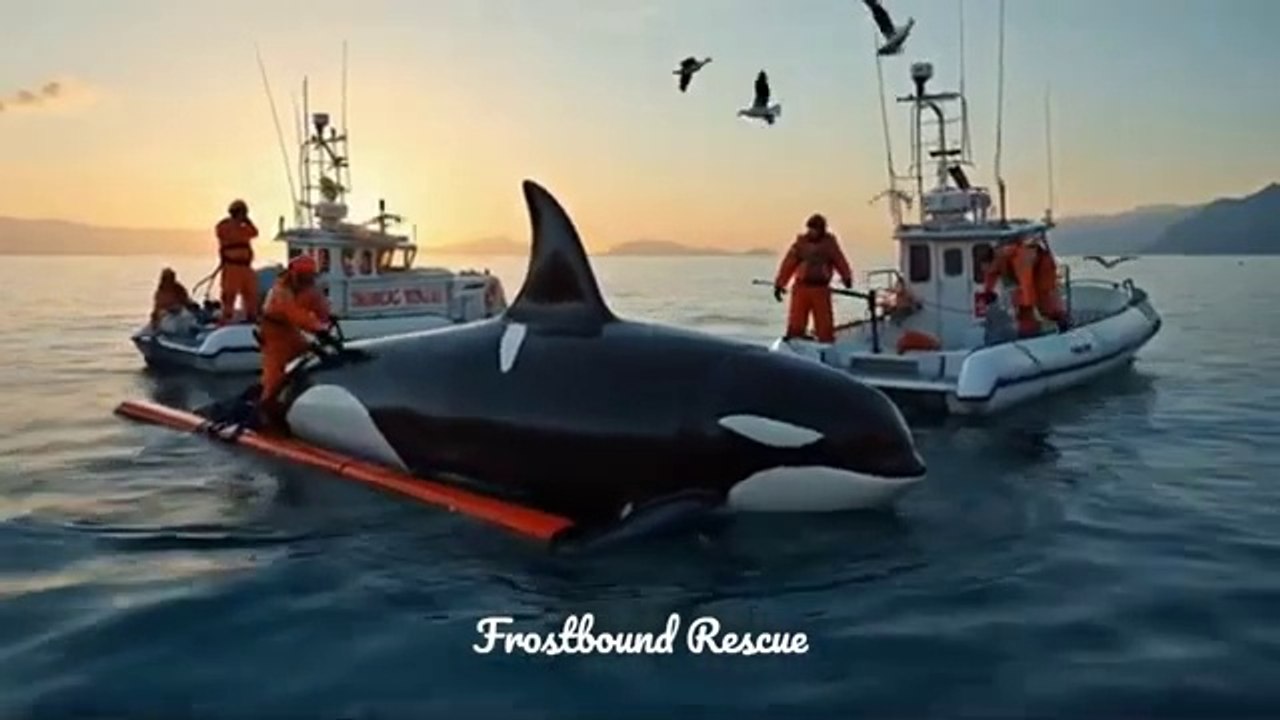 Brave Humpback Whale Rescue: Frostbound Rescue Team Saves Injured Whale from Painful Barnacles!
