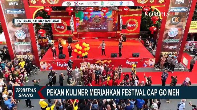 Ragam Pekan Kuliner Meriahkan Festival Cap Go Meh di Pontianak Kalimantan Barat