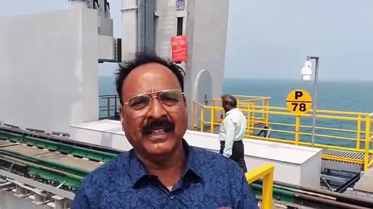 अरब सागर में जहाज के लिए 55 फीट ऊपर उठ जाएगा रे...