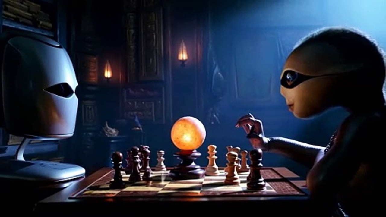 Aliens playing chess