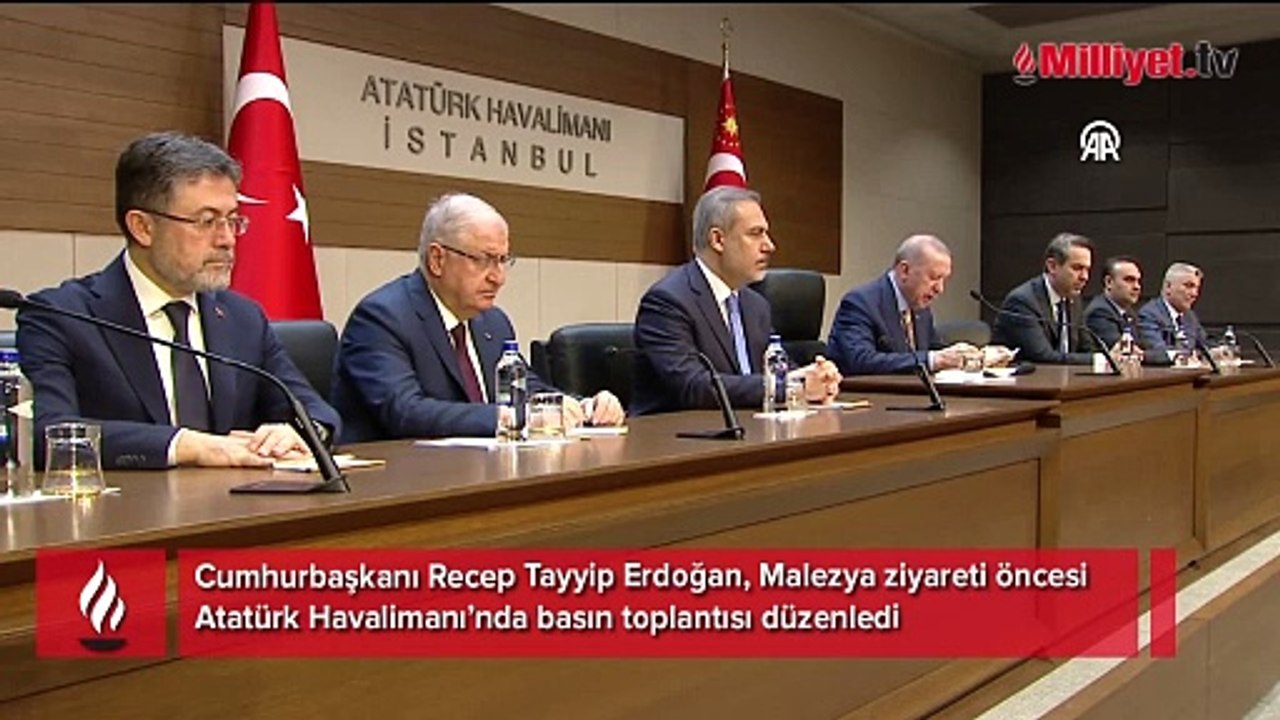 Cumhurbaşkanı Erdoğan: Suriye'de kalıcı istikrarı sağlamak için oluşturulan özellikle Suriye ordusu dışında silahlı gruplar olmamalıdır