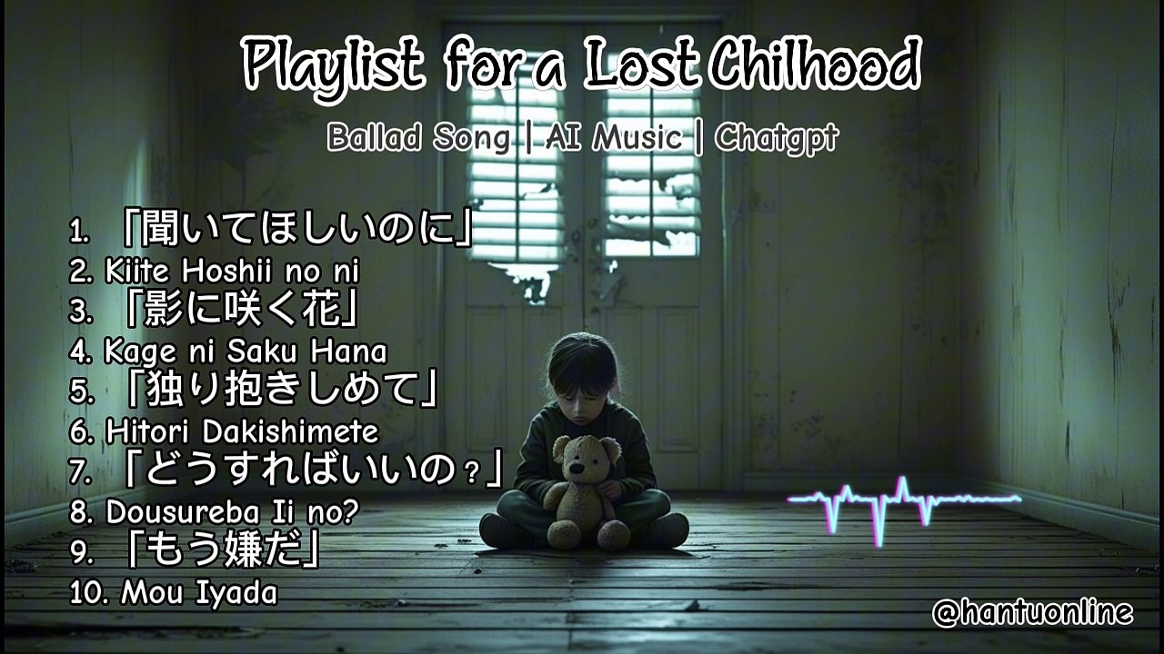 Playlist for Lost Childhood | Ballad Song | AI Music | Chatgpt | Japanese Song