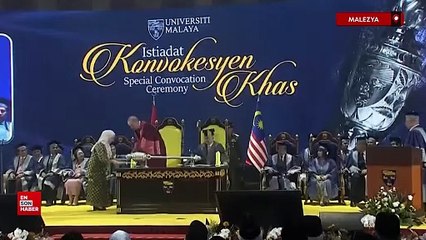 Cumhurbaşkanı Erdoğan'a Malezya'da fahri doktora beratı verildi