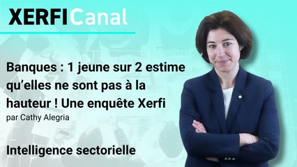 Banques : 1 jeune sur 2 estime qu’elles ne sont pas à la hauteur ! Une enquête Xerfi [Cathy Alegria]