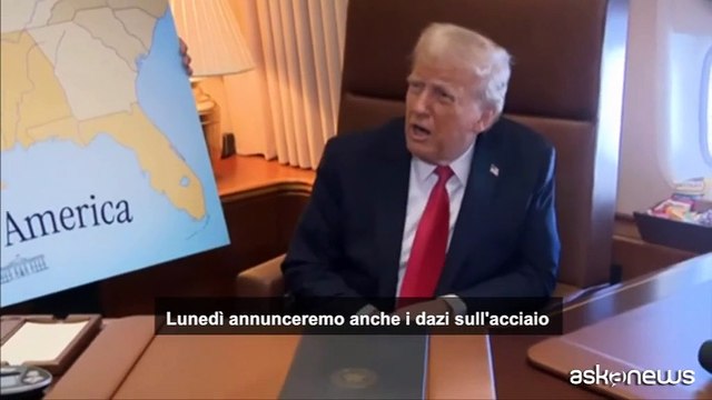 Trump annuncia dazi del 25% su acciaio e alluminio