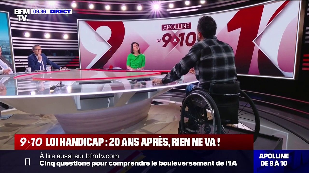 Loi handicap: "20 ans plus tard, on est toujours des citoyens de seconde zone", observe Michaël Jeremiasz, champion paralympique