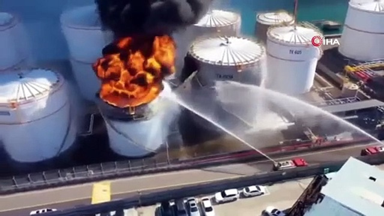 1 kişi öldü! Dev yakıt tankı patladı