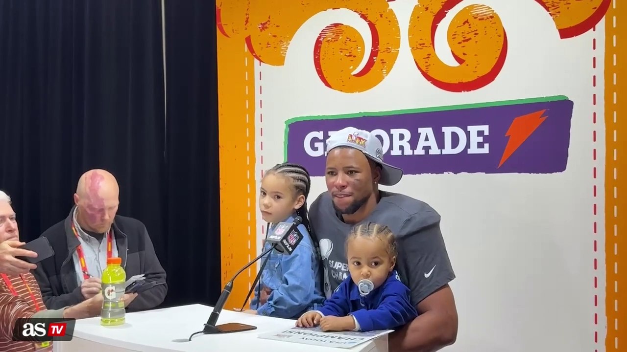 Super Bowl: Philadelphia Eagles post-game reaction Saquon Barkley