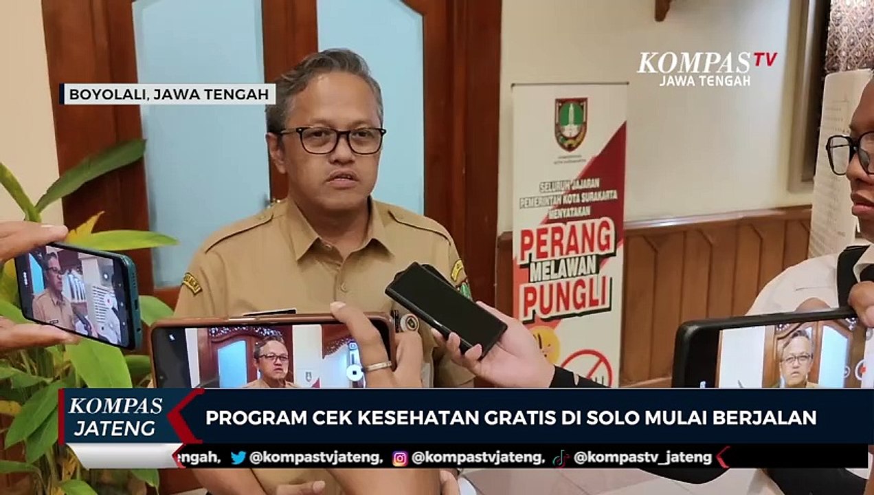 Program Cek Kesehatan Gratis di Solo Mulai Berjalan