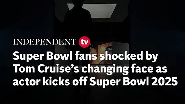 Superbowl fans stunned by Tom Cruise’s changing face in Super Bowl 2025 commercial